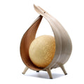 Natural Coconut Lamp - Natural Wrapover – Boho Table Light – product view