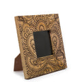Small Mango Wood Picture Frame (for 10x10cm) 20x20x2cm – Buddha – Black – front product view of mango wood picture frame