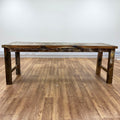 Recycled Teak Wood Dining Table - 1.8m – Sustainable Solid Wood Furniture – product view