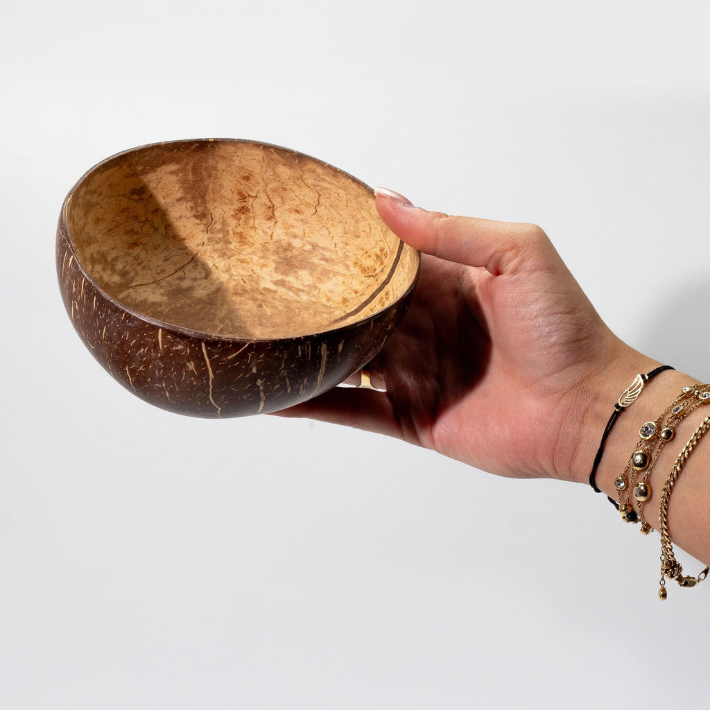 Medium Polished Coconut Craft Bowl – detail view 4 of coconut craft bowl