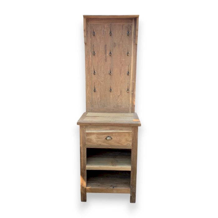 Multi-Functional Display Stand with Hooks and Storage Shelf – Retail & – detail view 2