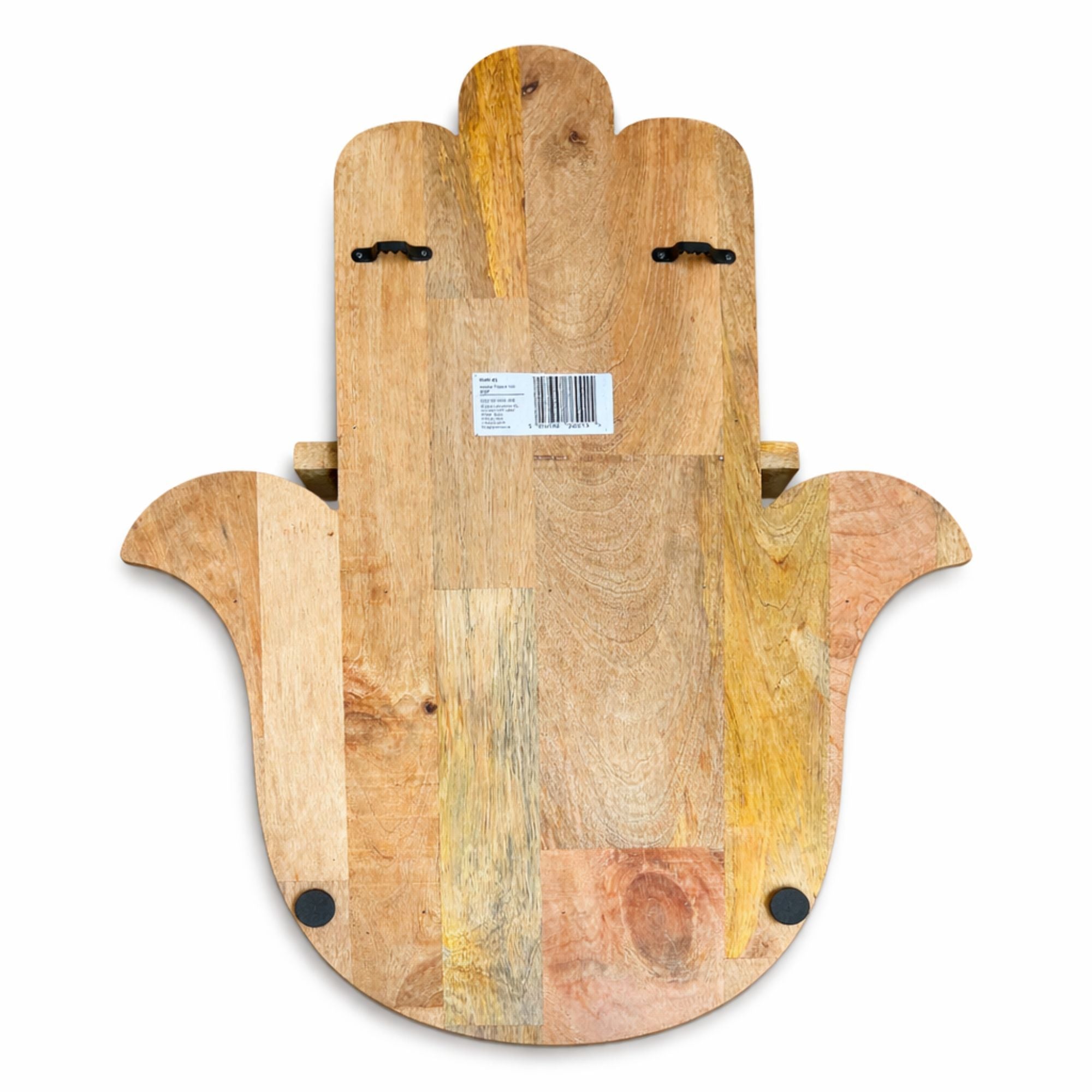 Hamsa Shaped Wooden Wall Mounted Display Shelf – detail view 2