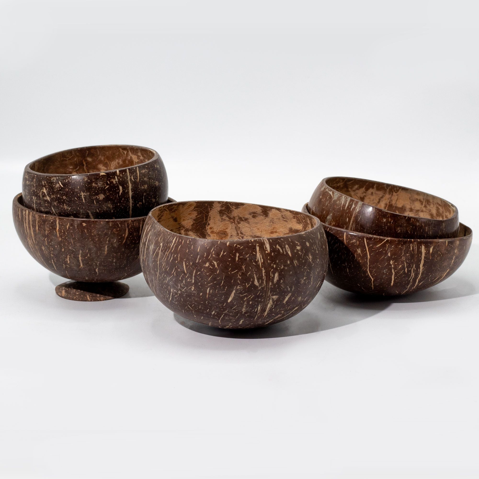 Small Polished Coconut Craft Bowl – detail view 4 of coconut craft bowl