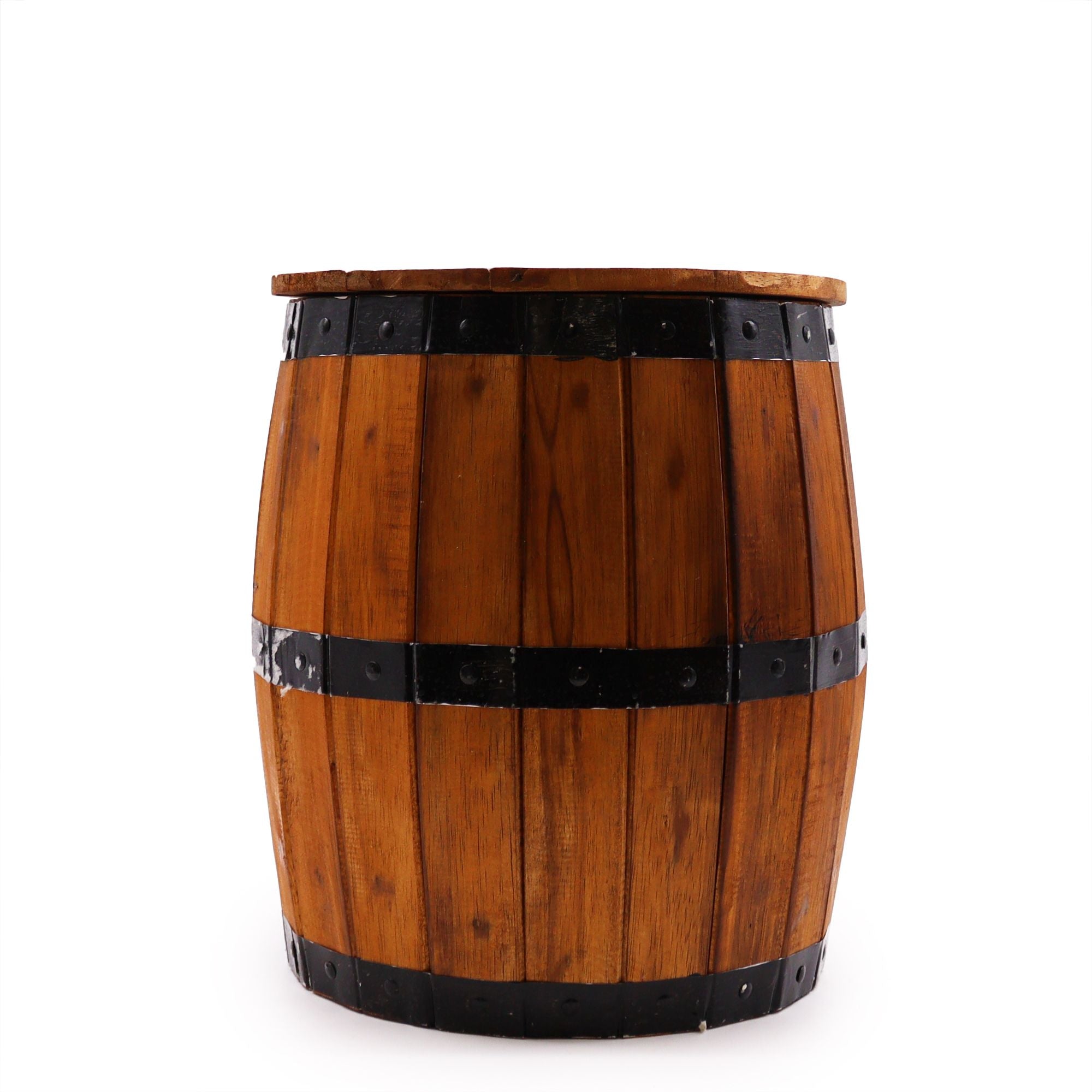 Handcrafted Natural Wood Beer Barrel Stool & Accent Seat – detail view 5