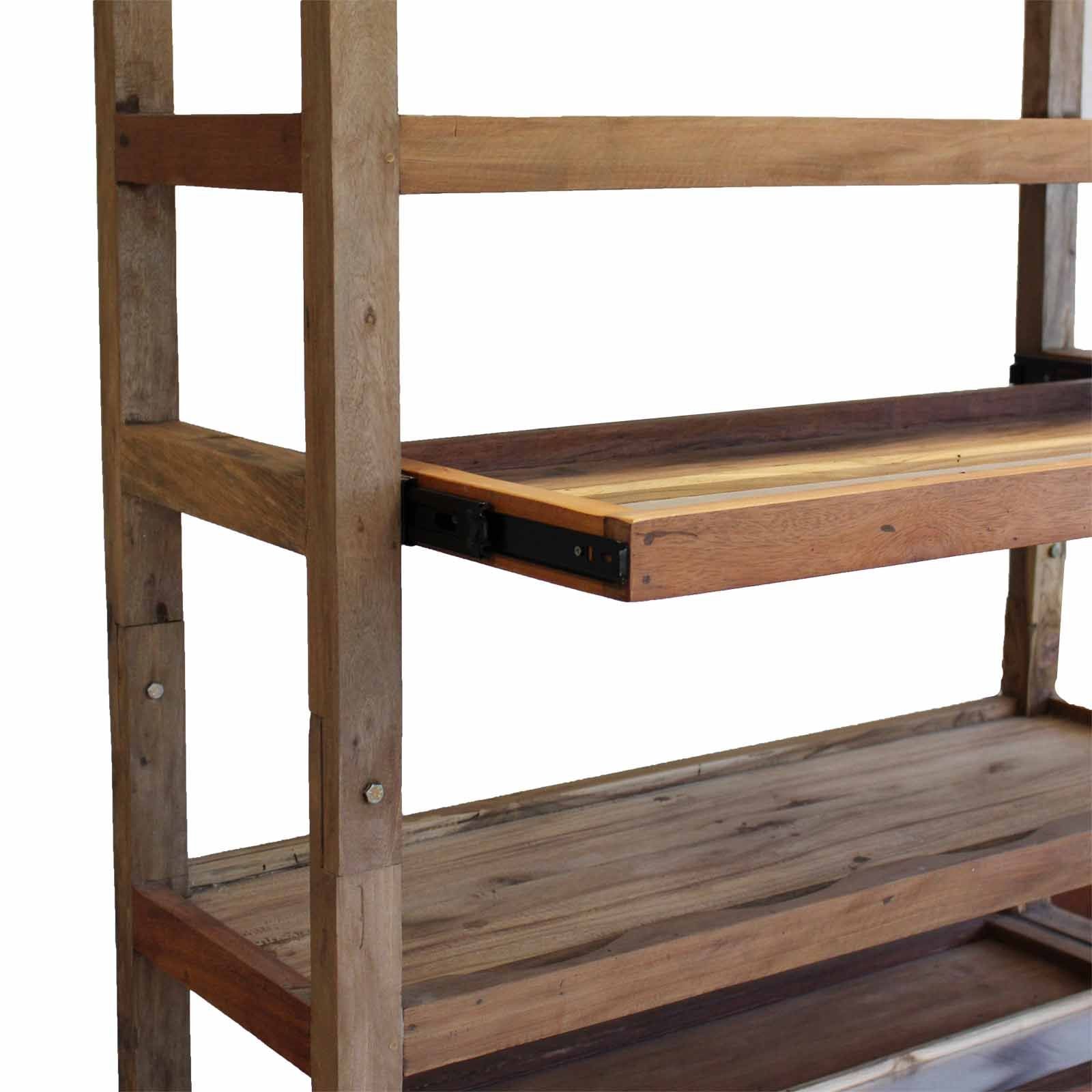 Wooden Liquid Soap Display Stand - 8 Dispenser Countertop Organizer – detail view 3
